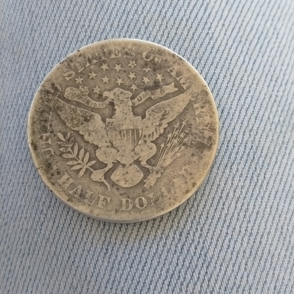 Barber Half Dollar 1908 - Picture 3 of 4